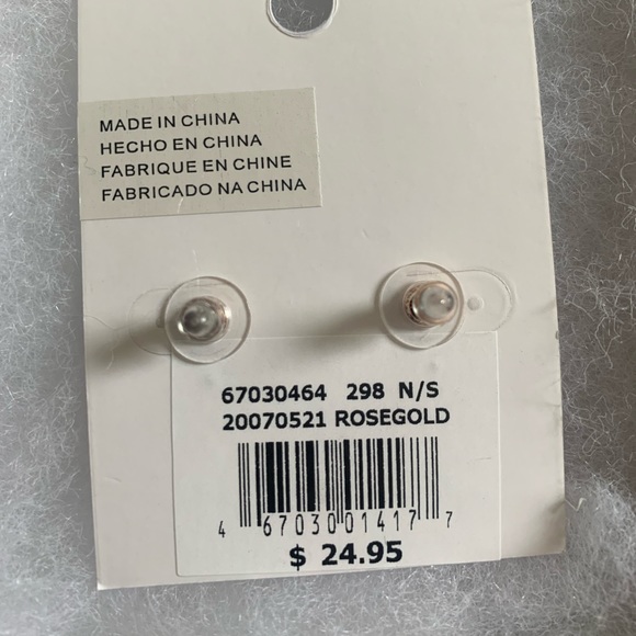 David's Bridal Jewelry Davids Bridal Rose Gold Earrings Poshmark